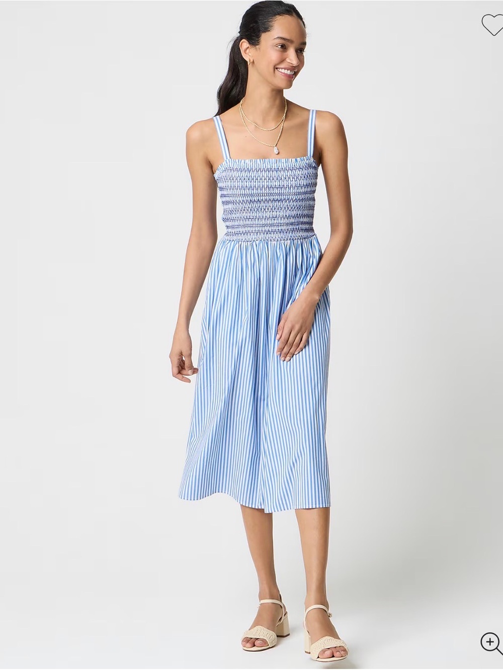 J. Crew Factory smocked sundress, NWOT, size XS